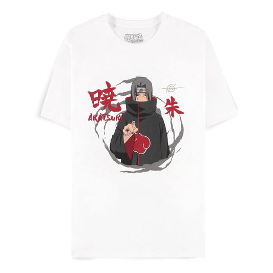 Naruto Shippuden T-Shirt Itachi Uchiha White Size L 8718526190694