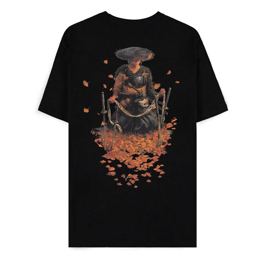 Ghost of Yotei T-Shirt Samurai Black Size S 8718526418040