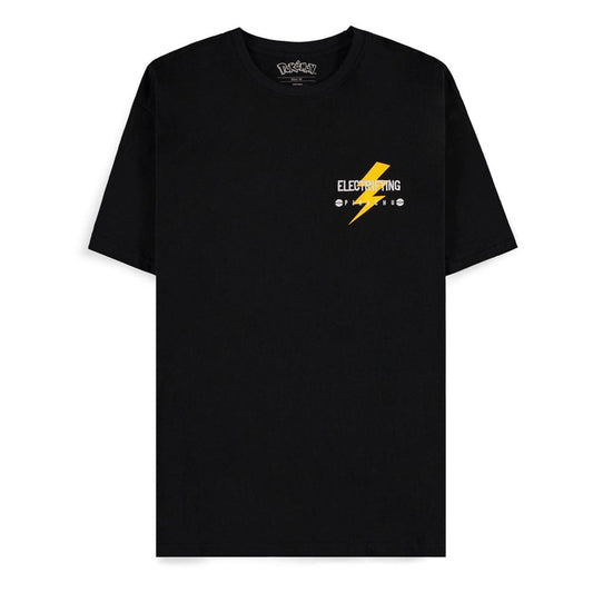 Pokemon T-Shirt Black Pikachu Electrifying Li 8718526191387