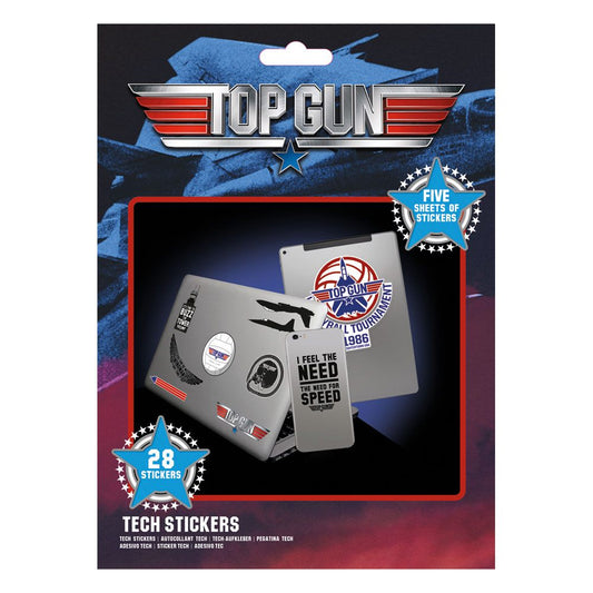Top Gun Tech Sticker Pack (10) 5050293474441