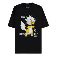 Pokémon Mega Evolutions T-Shirt Mega Ampharos Gotta Catch Em All Size S 8718526425185
