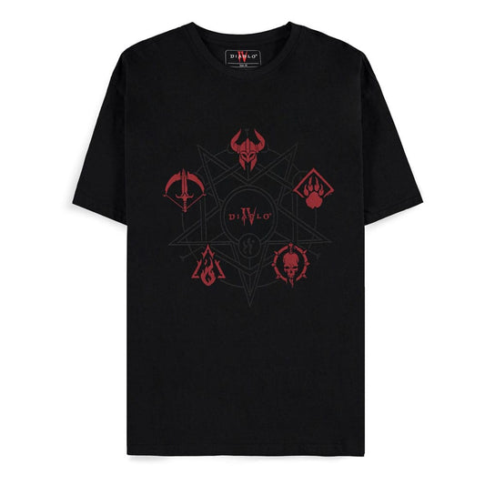 Diablo IV T-Shirt Class Icons Size M 8718526179934