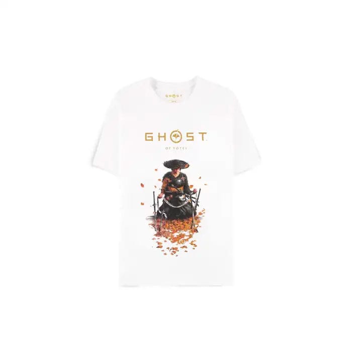 Ghost of Yotei T-Shirt Samurai White Size S 8718526418095