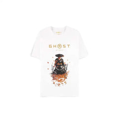Ghost of Yotei T-Shirt Samurai White Size S 8718526418095