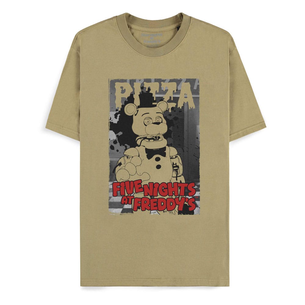Five Nights at Freddy's T-Shirt Pizza Men's Size S 8718526421170