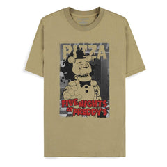 Five Nights at Freddy's T-Shirt Pizza Men's Size S 8718526421170