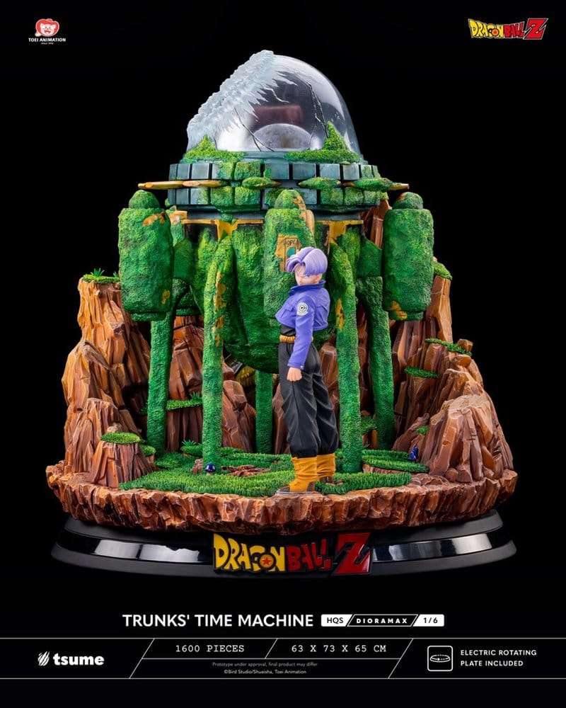 Dragon Ball Z HQS Dioramax Figure 1/6 Trunks' Time Machine 5453003574569