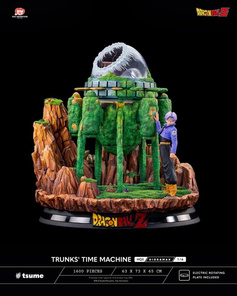 Dragon Ball Z HQS Dioramax Figure 1/6 Trunks' Time Machine 5453003574569