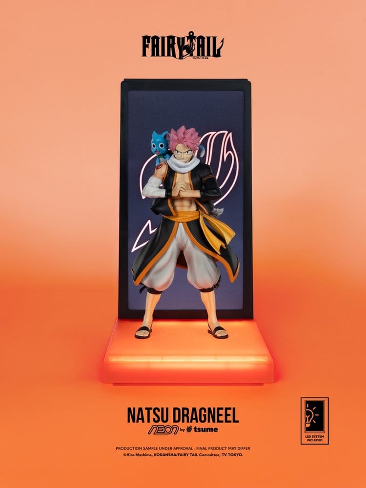 Fairy Tail Neon Figure 1/9 Natsu Dragneel 25 cm 5453003599142