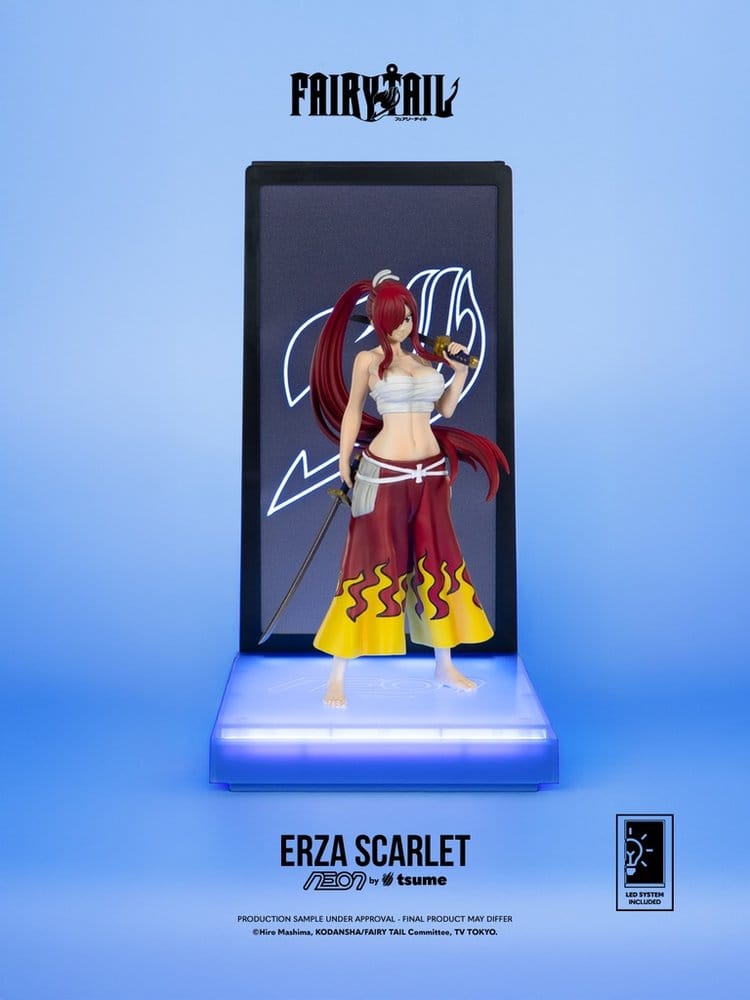 Fairy Tail Neon Figure 1/9 Erza Scarlet 25 cm 5453003599159