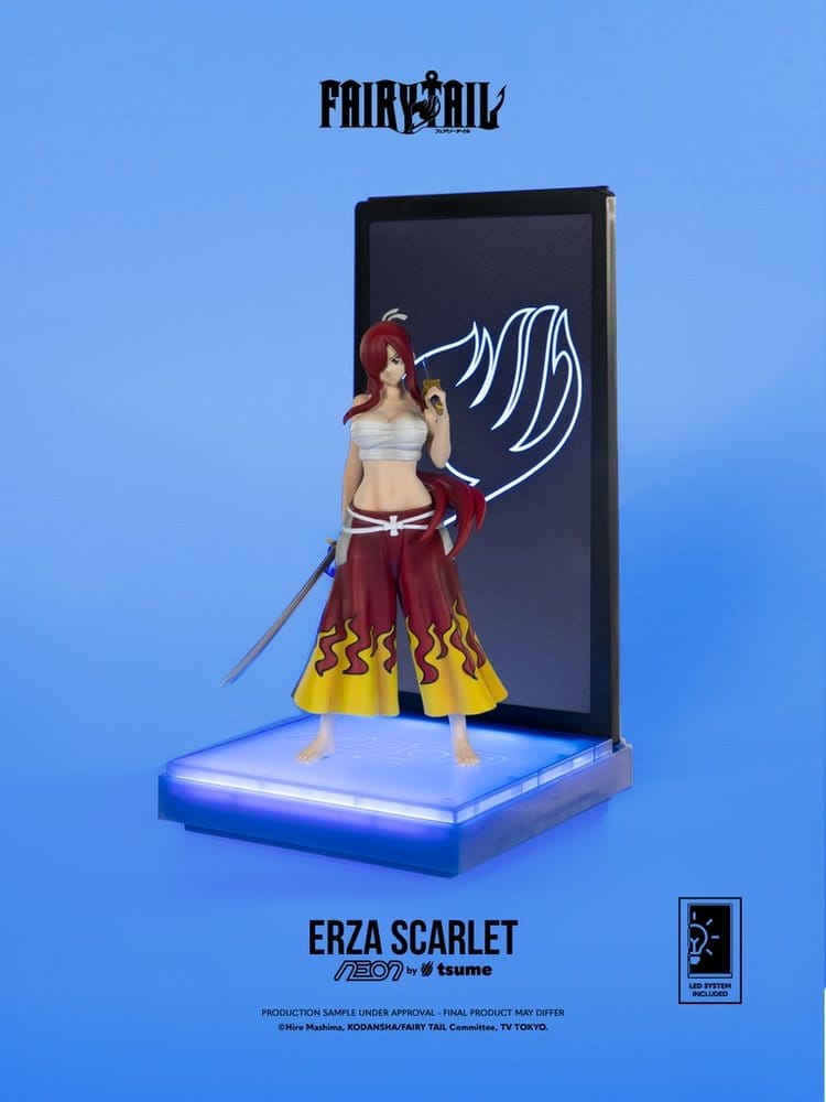 Fairy Tail Neon Figure 1/9 Erza Scarlet 25 cm 5453003599159