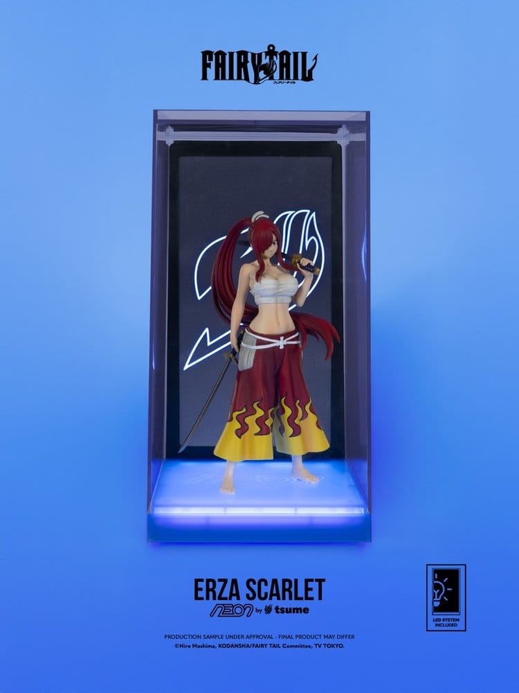 Fairy Tail Neon Figure 1/9 Erza Scarlet 25 cm 5453003599159