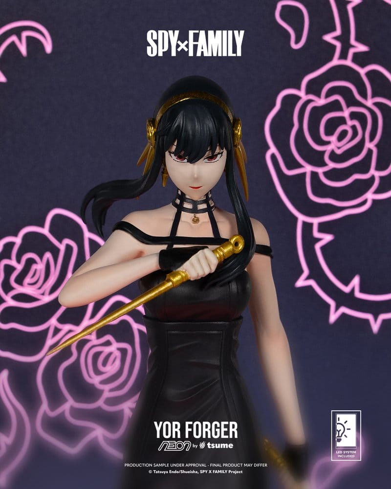 Spy x Family Neon Figure 1/9 Yor Forger 20 cm 5453003599241
