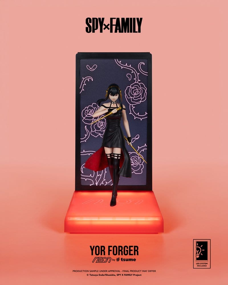 Spy x Family Neon Figure 1/9 Yor Forger 20 cm 5453003599241
