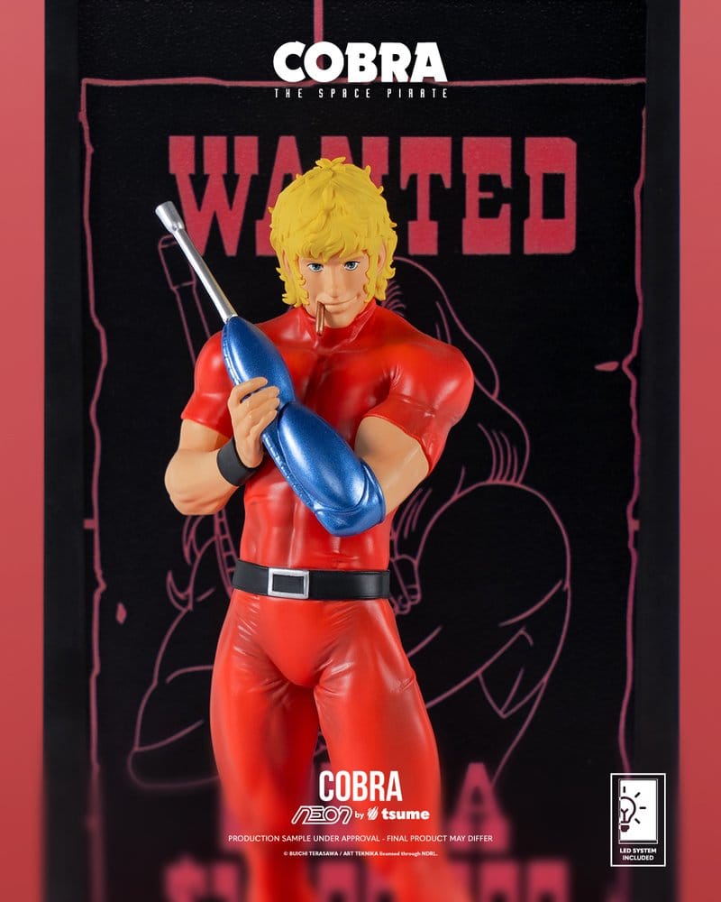 Cobra Neon Figure 1/9 Cobra The Space Pirate 20 cm 5453003603832