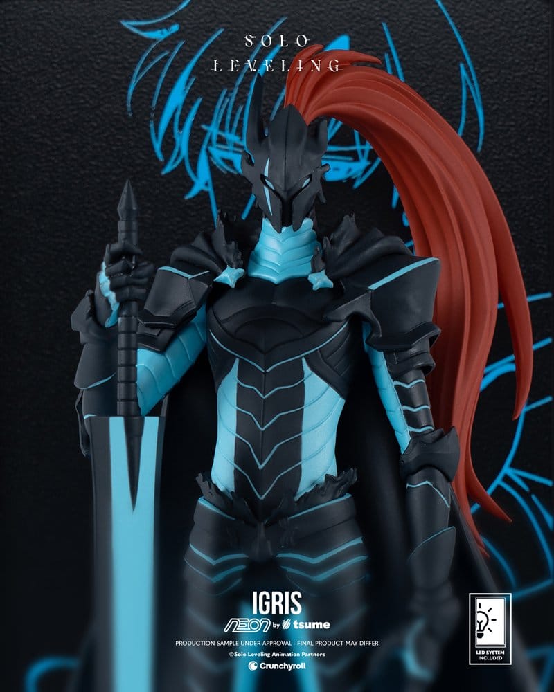 Solo Leveling Neon Figure 1/9 Igris 20 cm 5453003603917