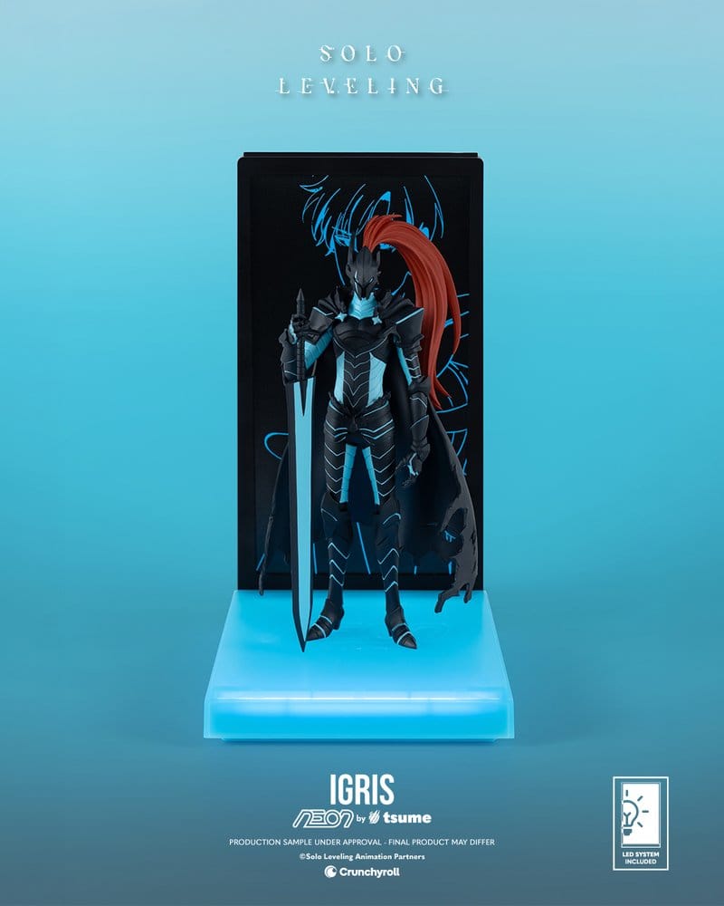 Solo Leveling Neon Figure 1/9 Igris 20 cm 5453003603917