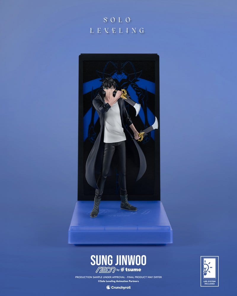 Solo Leveling Neon Figure 1/9 Sung Jinwoo 20 cm 5453003603979