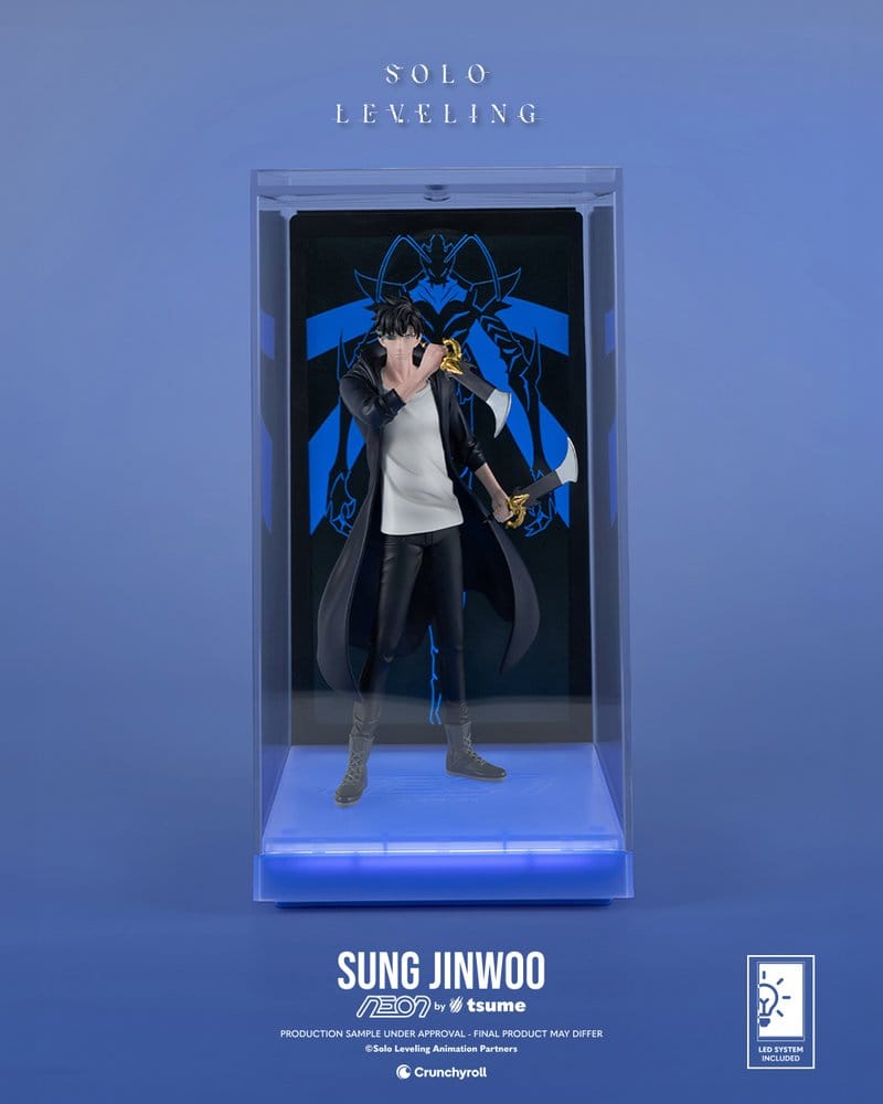 Solo Leveling Neon Figure 1/9 Sung Jinwoo 20 cm 5453003603979