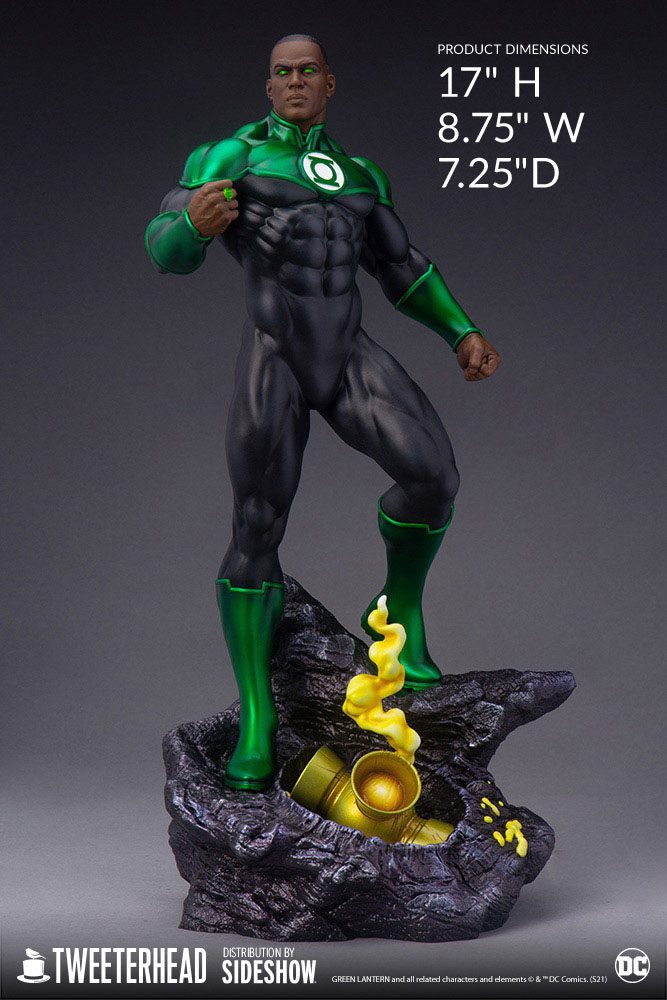 DC Comics Maquette 1/6 John Stewart - Green Lantern 52 Cm - Amuzzi