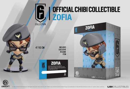 Rainbow Six Siege 6 Collection Chibi Figure Series 6 Zofia 10 Cm - Amuzzi