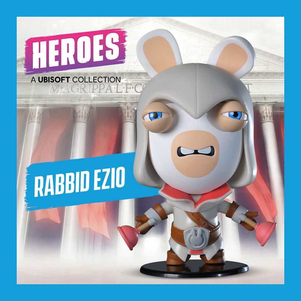 Assassin's Creed / Raving Rabbid Ubisoft Heroes Collection Chibi Figure Rabbid Ezio 10 cm 3307216171942
