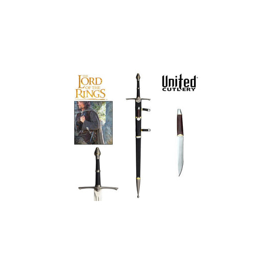 Lord of the Rings Replica 1/1 Sheath with Dagger for the Strider Sword 0760729113664