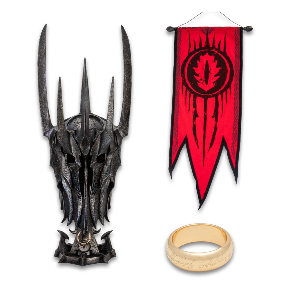 Lord of the Rings Museum Collection Replica 1/1 War Helm of Sauron 76 cm 0760729312401