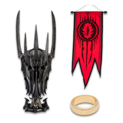 Lord of the Rings Museum Collection Replica 1/1 War Helm of Sauron 76 cm 0760729312401
