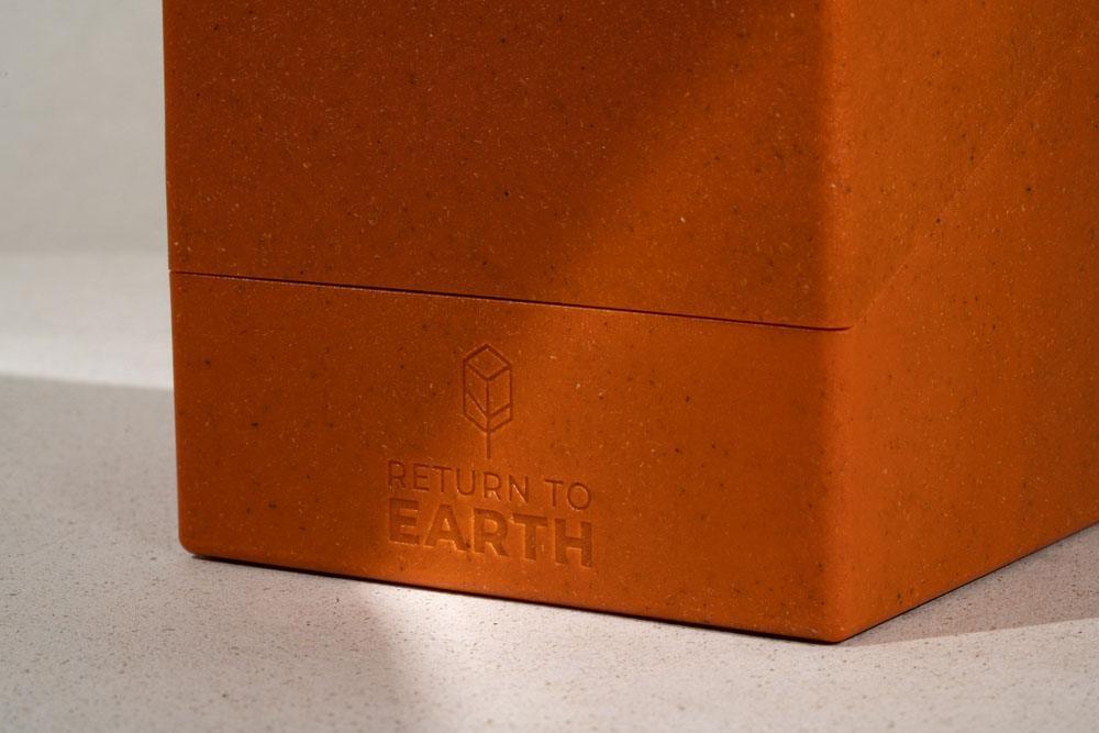 Ultimate Guard Return To Earth Boulder Deck Case 100+ Standard Size Orange - Amuzzi