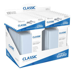 Ultimate Guard Classic Soft Sleeves Standard Size Transparent (100) - Amuzzi