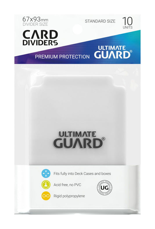 Ultimate Guard Card Dividers Standard Size (10) - Transparent 4260250077382