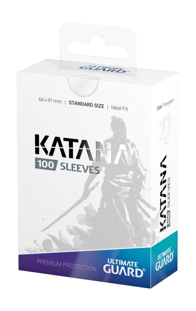 Ultimate Guard Katana Sleeves Standard Size Transparent (100) - Amuzzi