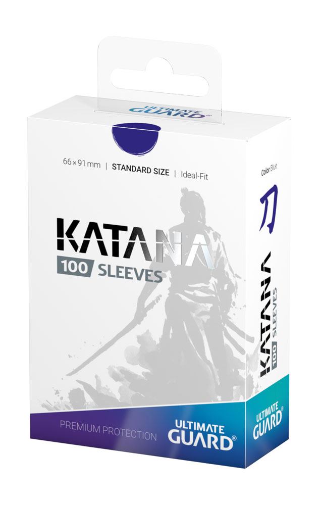 Ultimate Guard Katana Sleeves Standard Size (100) - Blue 4260250073773