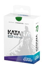 Ultimate Guard Katana Sleeves Standard Size (100) - Green 4260250073797