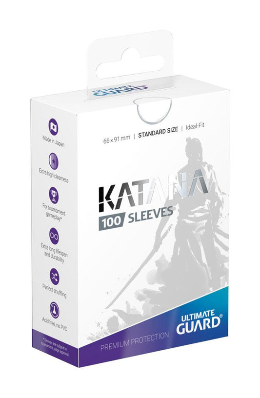 Ultimate Guard Katana Sleeves Standard Size (100) - White 4260250073803