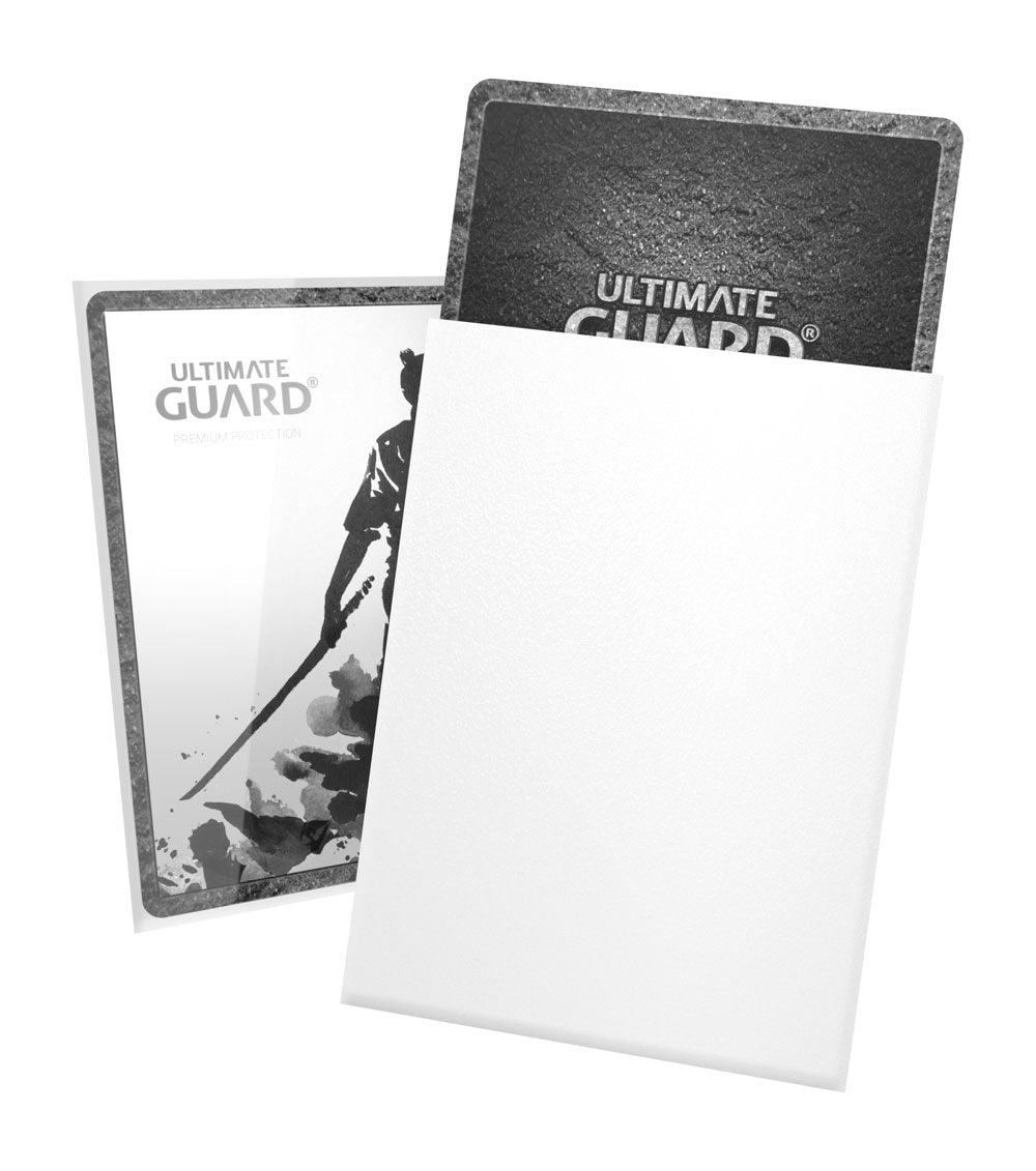 Ultimate Guard Katana Sleeves Standard Size White (100) - Amuzzi