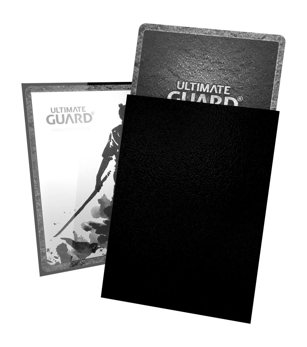 Ultimate Guard Katana Sleeves Standard Size Black (100) - Amuzzi