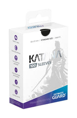 Ultimate Guard Katana Sleeves Standard Size (100) - Black 4260250073810