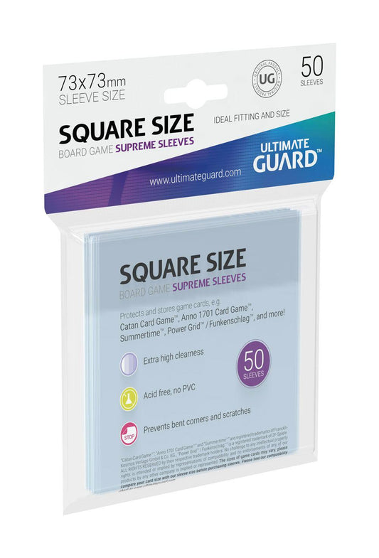 Ultimate Guard Supreme Sleeves for Board Game Cards Square (50) 4260250073759