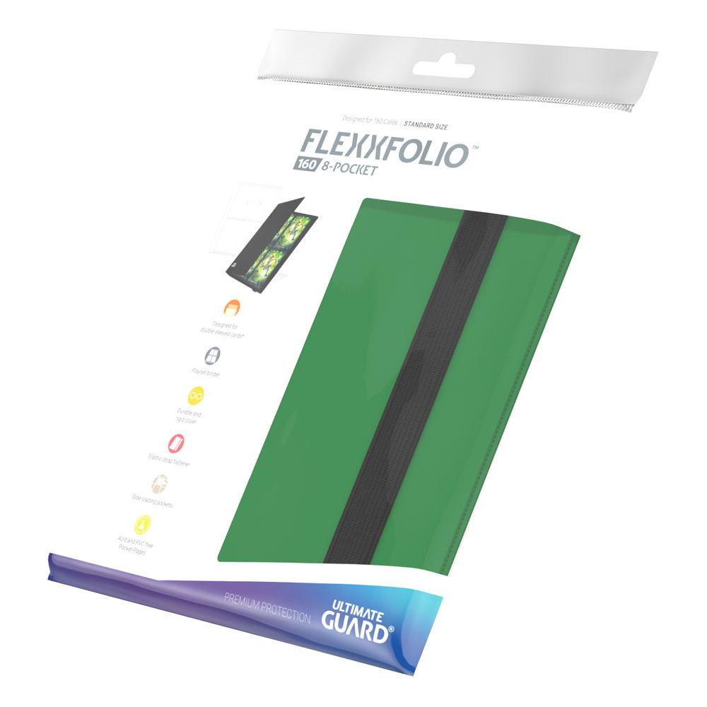 Ultimate Guard Flexxfolio 160 - 8-Pocket Green - Amuzzi