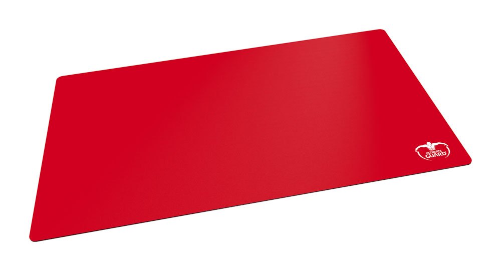 Ultimate Guard Play-Mat Monochrome Red 61 X 35 Cm - Amuzzi