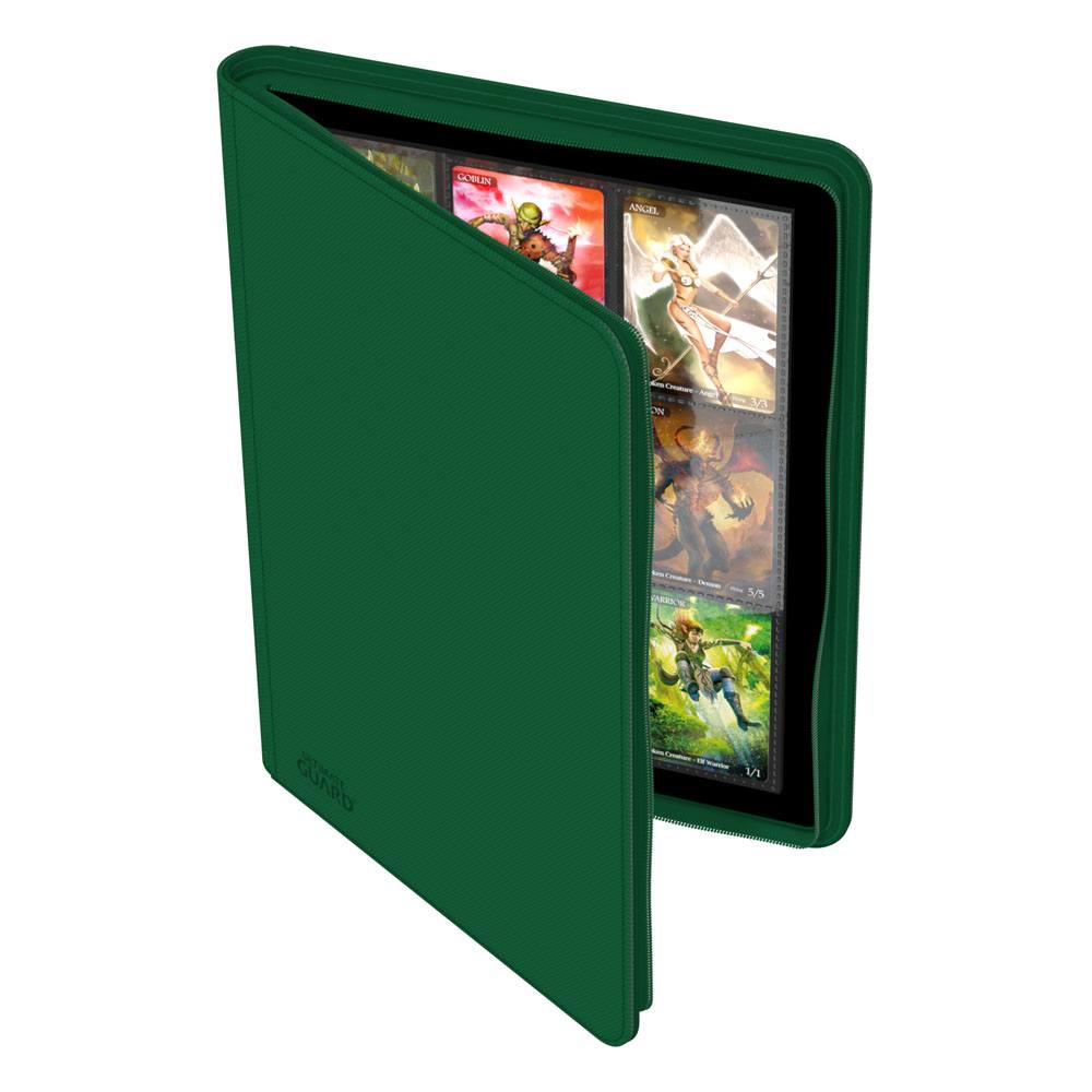 Ultimate Guard Zipfolio 360 - 18-Pocket Xenoskin Green - Amuzzi