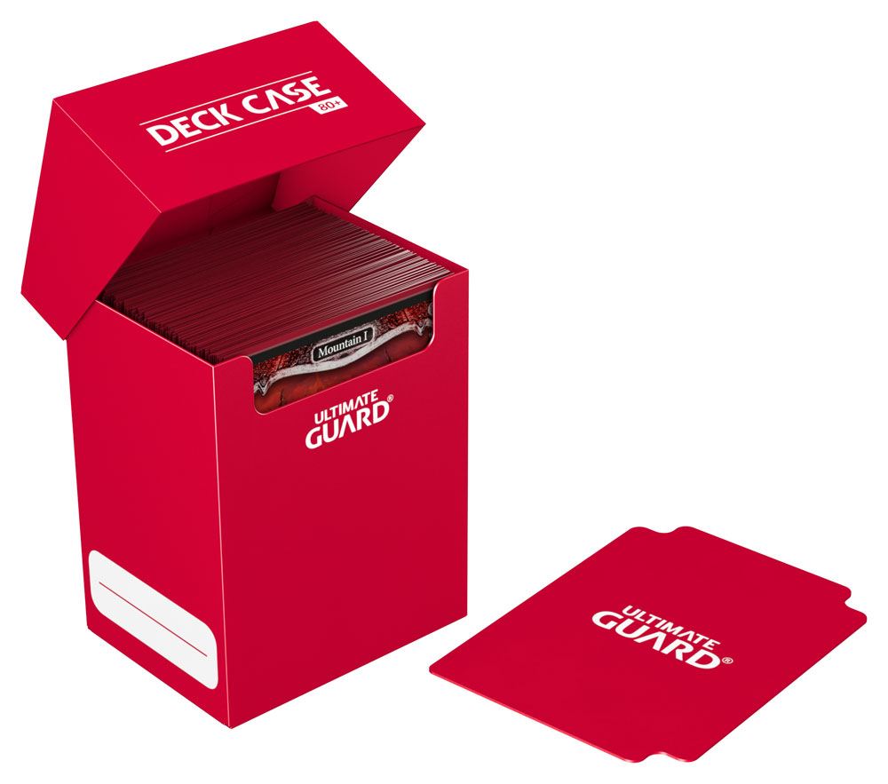 Ultimate Guard Deck Case 80+ - Red 4260250075036
