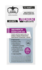 Ultimate Guard Premium Soft Sleeves For Board Game Cards Mini American (50) - Amuzzi