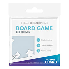 Ultimate Guard Premium Soft Sleeves For Board Game Cards Big Square (50) - Amuzzi