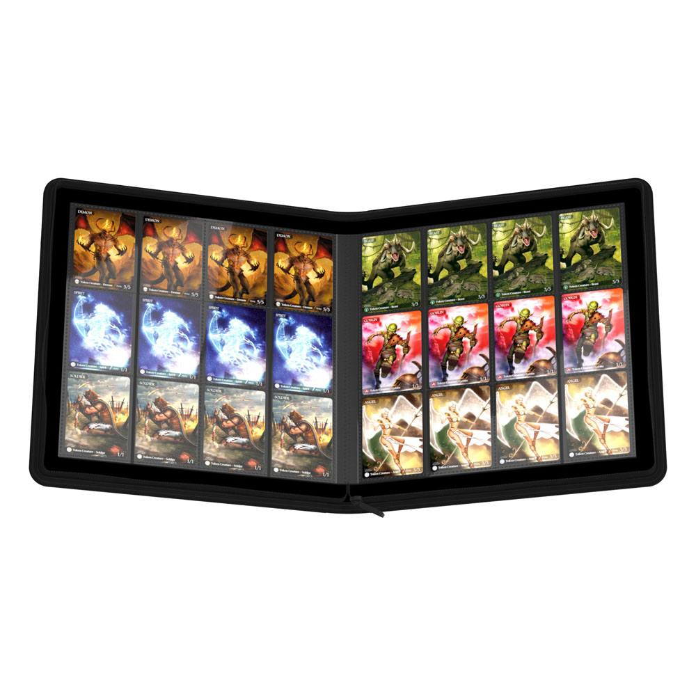 Ultimate Guard Zipfolio 480  24-Pocket Xenoskin - Black 4260250077085