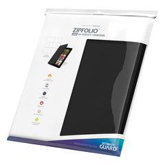 Ultimate Guard Zipfolio 480  24-Pocket Xenoskin - Black 4260250077085