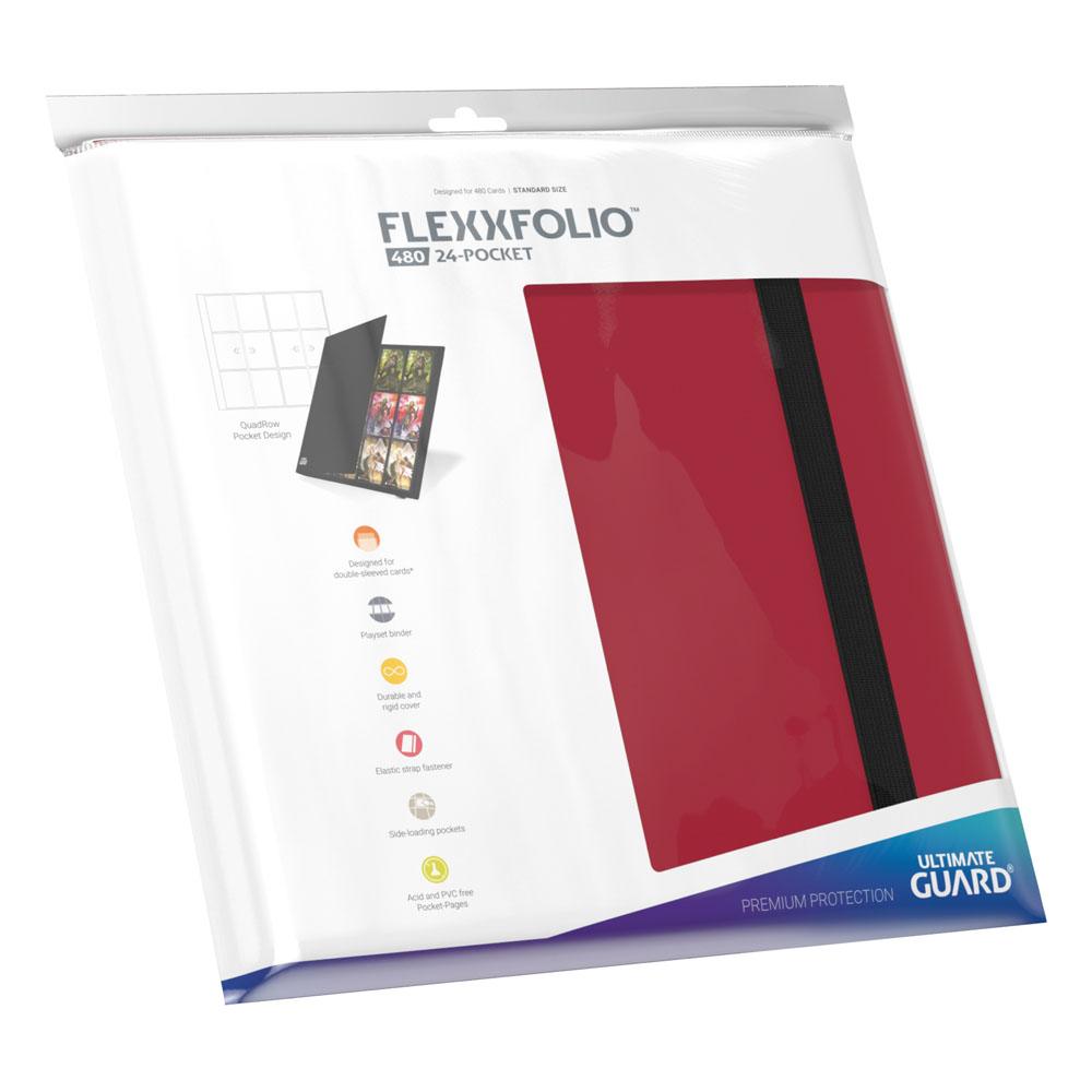 Ultimate Guard Flexxfolio 480 - 24-Pocket (Quadrow) - Red - Amuzzi