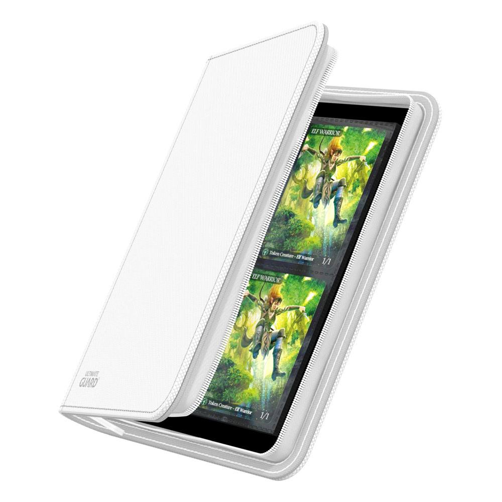 Ultimate Guard Zipfolio 160 - 8-Pocket Xenoskin White - Amuzzi